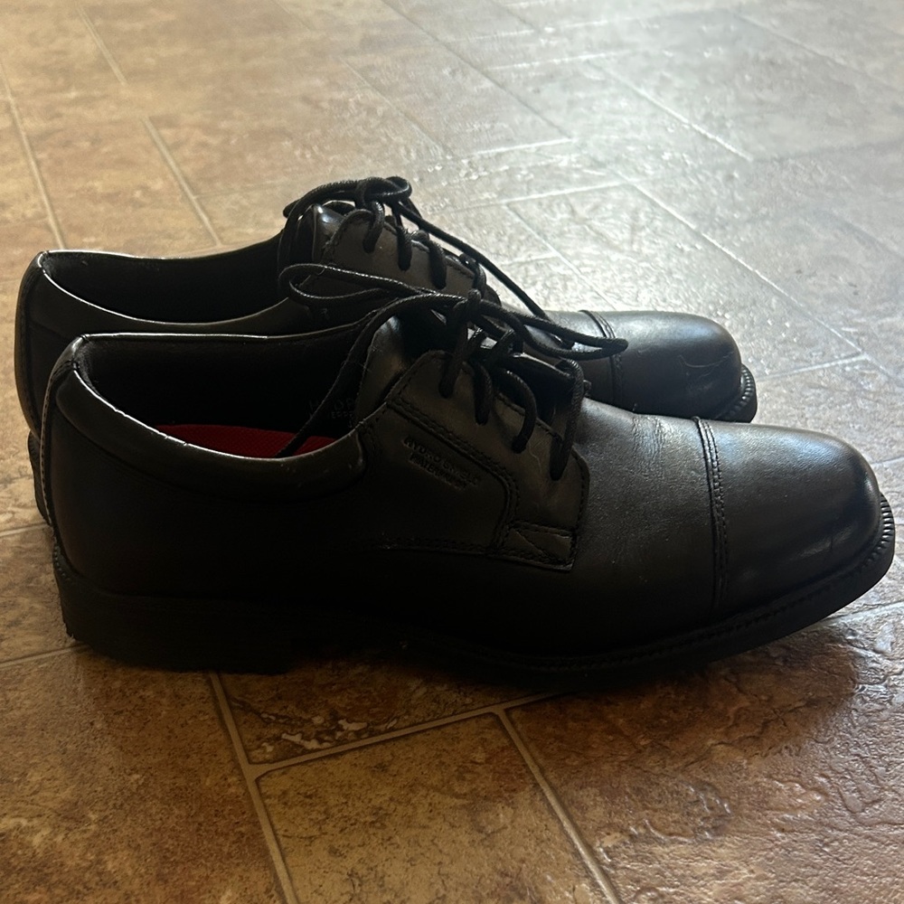 Rockport Black Leather Oxfords